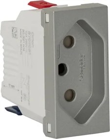 Modulo Tomada Aluminio 10A Borne Automatico Orion