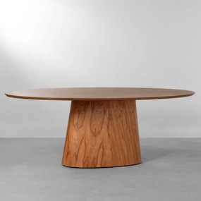 Mesa de Jantar Tarsila Oval Cinamomo