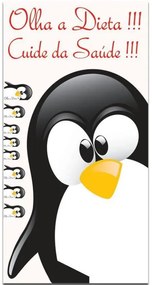 Adesivo Decorativo Pinguim Saúde 1 Peça