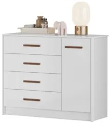 Quarto Infantil 3 Peças Com Berço Americano Nelly Branco Z49 - Mpozena