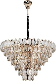 Pendente Cristal Metal Ouro Francês Ø1m Sanke
