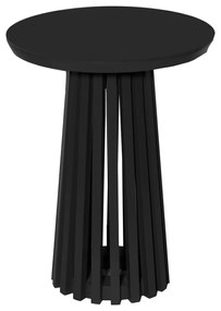 Mesa Ripada Lateral de Apoio Zuli Taís Puntel - Preto Kleiner