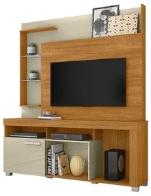 Home Theater Icaro Cumaru/Opala – Madetec Móveis