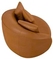 Poltrona Decorativa para Sala 122cm Pés Madeira Kaly M22 Sintético Car