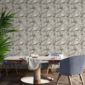 Papel de Parede Melissa Floral 3D 0.52m x 3.00m