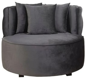 Sofá Puff Redondo Sutton 85x85 cm Capitonê - VS 58379