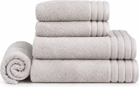 Kit Toalhas de Banho 05 Pçs Trussardi 100% Algodão Imperiale - Gelo  Gelo