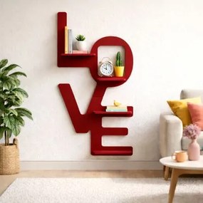 Estante Love Vertical Marsala Woodyou 91x22x69 cm