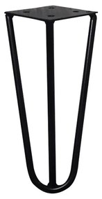 Pé de Metal 15 CM Hairpin Legs Mesas de Centro Puffs Preto G41