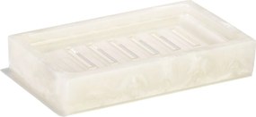 Saboneteira de Mesa Box Resina Madrepérola - Acrílico Cristal
