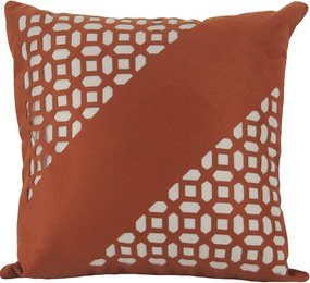 Capa Almofada Provence Vitral Terracota 50x50cm