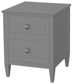 Mesa de Cabeceira Benito - Cinza Claire Kleiner