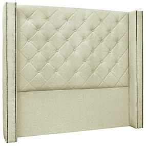Cabeceira Decorativa King Size 2,19M Loewe Linho Natural G63 - Gran Belo