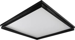 Plafon Led De Embutir Aluminio 37,8W 3000K Imo - PRETO