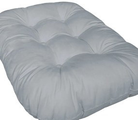 Cama Pet Nunu para Cães e Gatos Suede Cinza