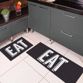Jogo de Tapete de Cozinha, EAT - 2 Pças