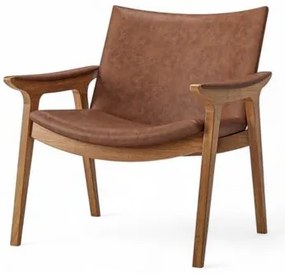 Poltrona Viçosa Estrutura Champagne Tecido Corino Caramelo - 76970 Sun House