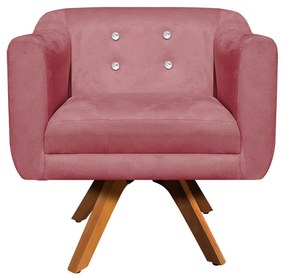 KIT 02 POLTRONAS GIRATORIA JULIA SUEDE R