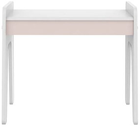 Mesa Infantil Mimo Com Antialérgico Com Tampo - Branco/rosa
