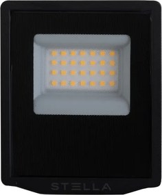 Projetor Led Alumínio Preto 20w 3000k 120° Ip66 Evo