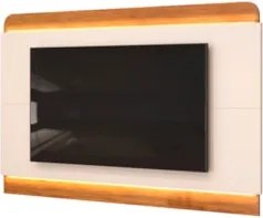 Painel Para TV Suspenso 75 Pol 219cm Com LED Collie D04 Off White/Frei