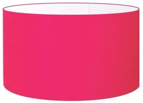 Cúpula Abajur Cilíndrica Cp-7025 Ø50x30cm Rosa Pink