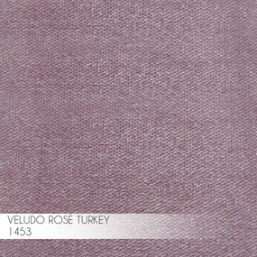 Kit 2 Banqueta Decorativa Billie Base Bronze Veludo Rosê G41 - Gran Belo