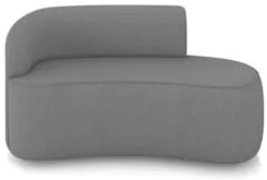 Sofá 2 Lugares 140cm Wendi e Poltrona Steve Linho Grafite I01  - Mpoze