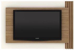 Painel Home para TV até 65 Sala de Estar PL3001 Natural/Off White G69 - Gran Belo