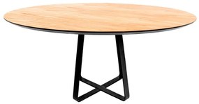 Mesa Contemporânea Tátio Redonda 1370 - Lâmina Natural  Kleiner