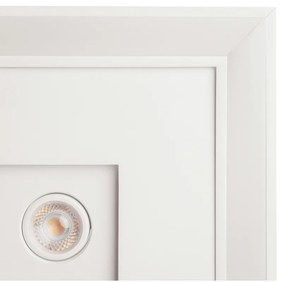 Embutido Bore Pro 62X62X11Cm 04Xpar20 Led 49,2W Bivolt | Usina 19202/6... (BT - Branco Texturizado, 4000k)