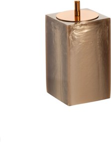 Porta Algodão em Resina Champagne - Red Gold