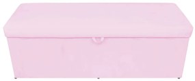 Calçadeira Clean 140 cm Suede D'Rossi - Rosa Bebê