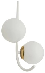 Arandela Astral 18X36,5X29Cm 2Xg9 Globo Ø12Cm - Usina 16947/2 (OL-F - Verde Oliva Fosco, FOSCO)