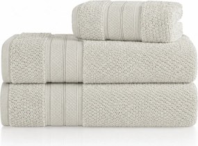 Kit 3 Pçs Toalhas Karsten 100% Algodão Nuvia - Platina  Platina