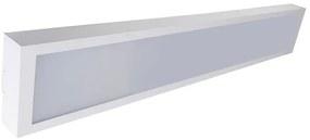 Plafon Led Sobrepor Aluminio Branco 54w 6500k Londres