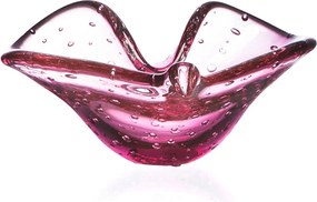 Coração Porta Objetos em Murano - Quartzo Pink  Quartzo Pink