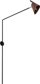 Arandela Madeira Nogueira Balance