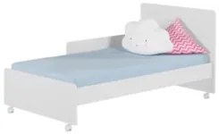 Quarto Infantil 3 Peças Com Berço Americano Nelly Branco Z49 - Mpozena