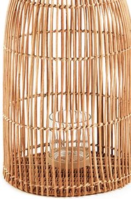 Lanterna Decorativa Em Rattan 50x30 Cm - D'Rossi