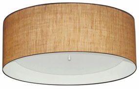 Plafon Para Sala Cilíndrico SL-3008 Cúpula Cor Palha Branco