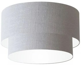 Plafon de Sobrepor Cilíndrico SP-3045 Cúpula Cor Rústico Cinza