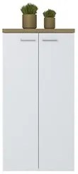 Conjunto Escritório Home Office 4 Peças Sharp A06 Olmo/Branco - Mpozen