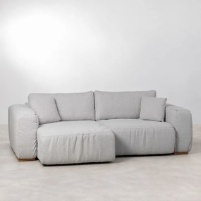 Sofá Pleats Retrátil Cinza