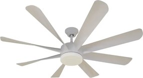 Ventilador De Teto Led Metal Cinza 23W Octopus