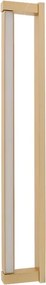 Arandela Led Aluminio Dourado 8,8W 127V 3000K Fit15