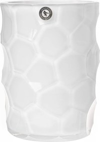 Vaso Lapidado Rimini Di Murano Off White