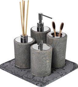 Conjunto Banheiro 4 Pçs Petra - Cromado  Cromado