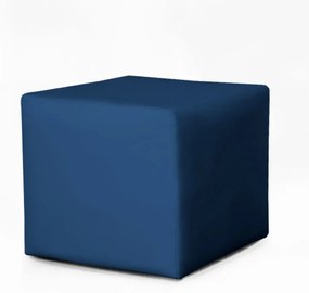 Conjunto Poltrona Vovó Lucy Decorativa + Puff Ana Suede Azul Marinho