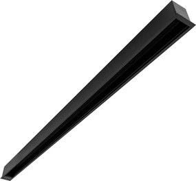 Trilho De Embutir Aluminio 1M Trace - PRETO